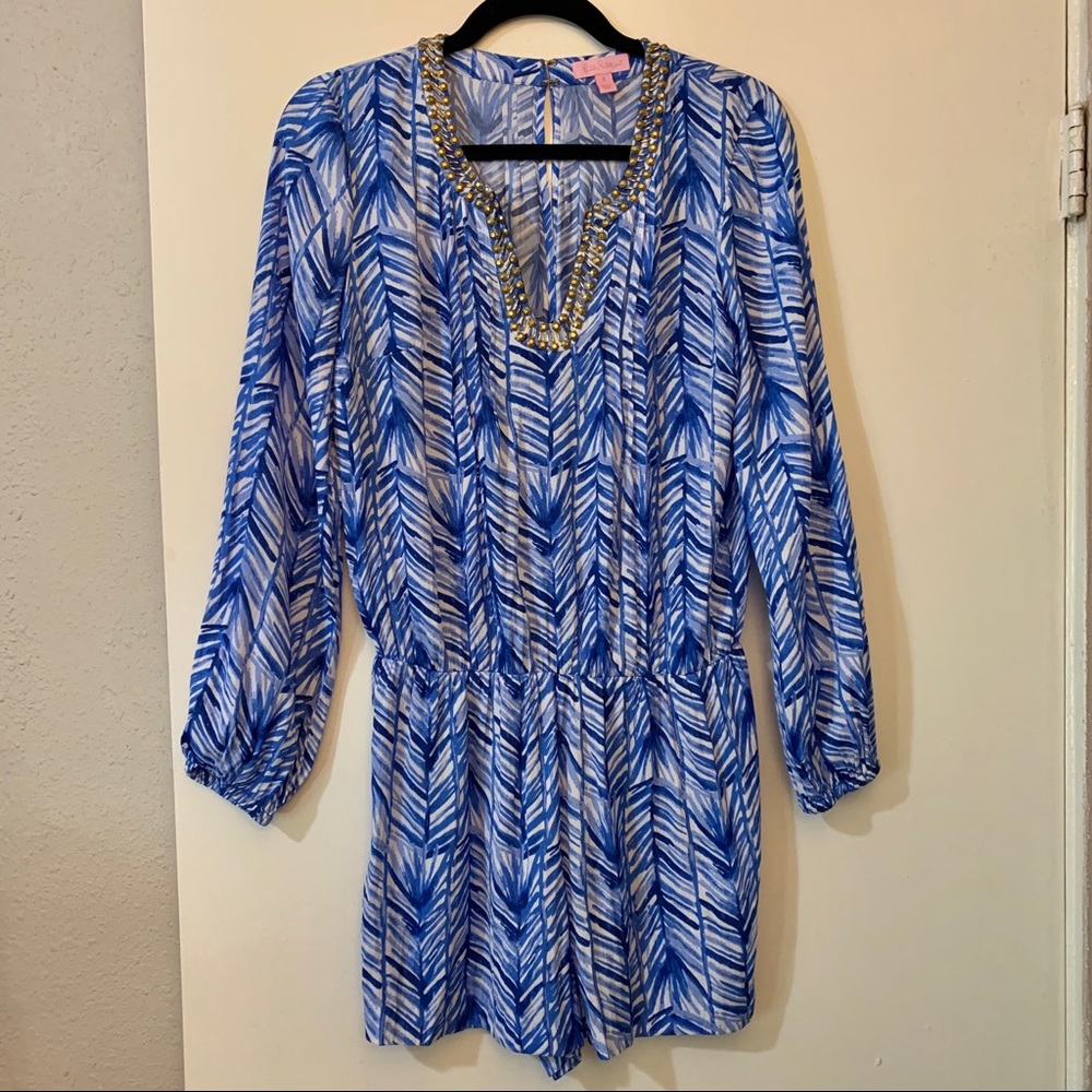 Lilly Pulitzer Blue Romper